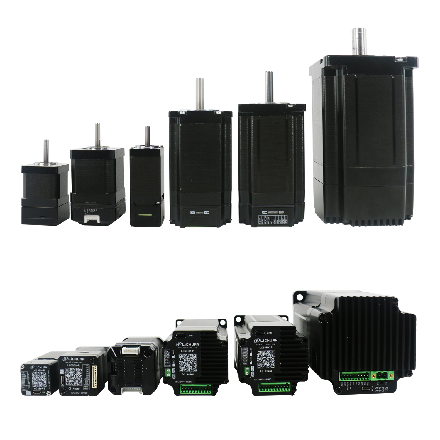 إطلاق جديد: Lichuan Backpack Type Open Loop Loop Loop Motor Stepper Motor by Shenzhen Xinlichuan Electric Co. ، Ltd.